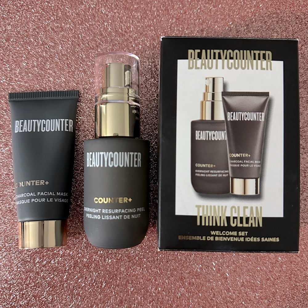 BEAUTYCOUNTER Think Clean Skincare Welcome Set NIB Travel Size